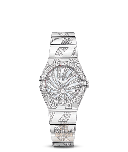 Omega Constellation Watch 123.55.24.60.55.012 24 mm White gold Case White Dial