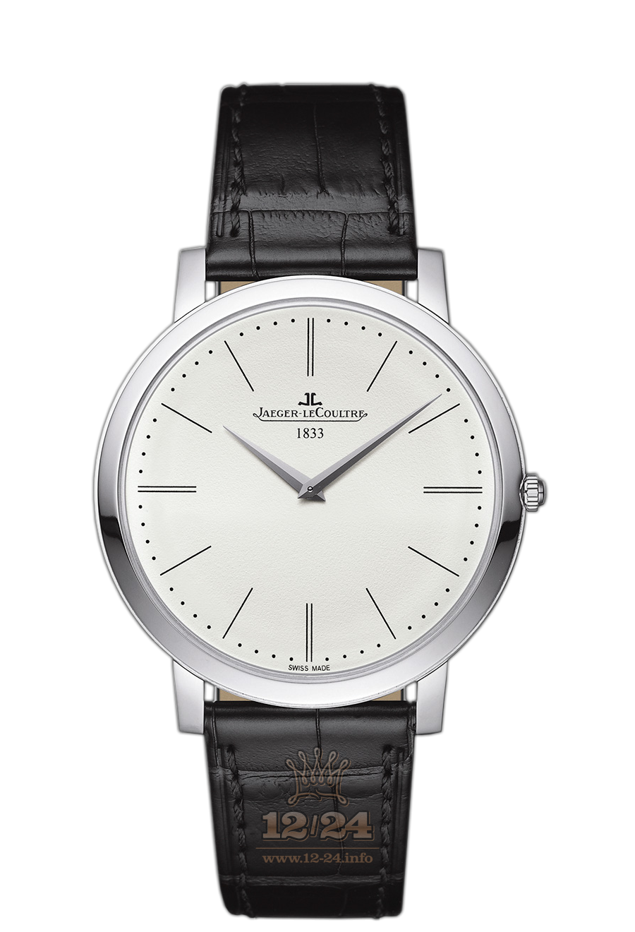 Jaeger-LeCoultre Master Watch 1296520 39 mm Platinum Case Silver Dial