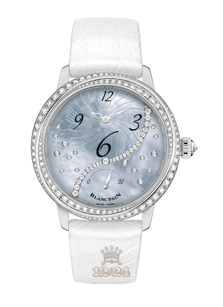 Blancpain Women Watch 3650A-3554L-58B 37 mm White gold Case