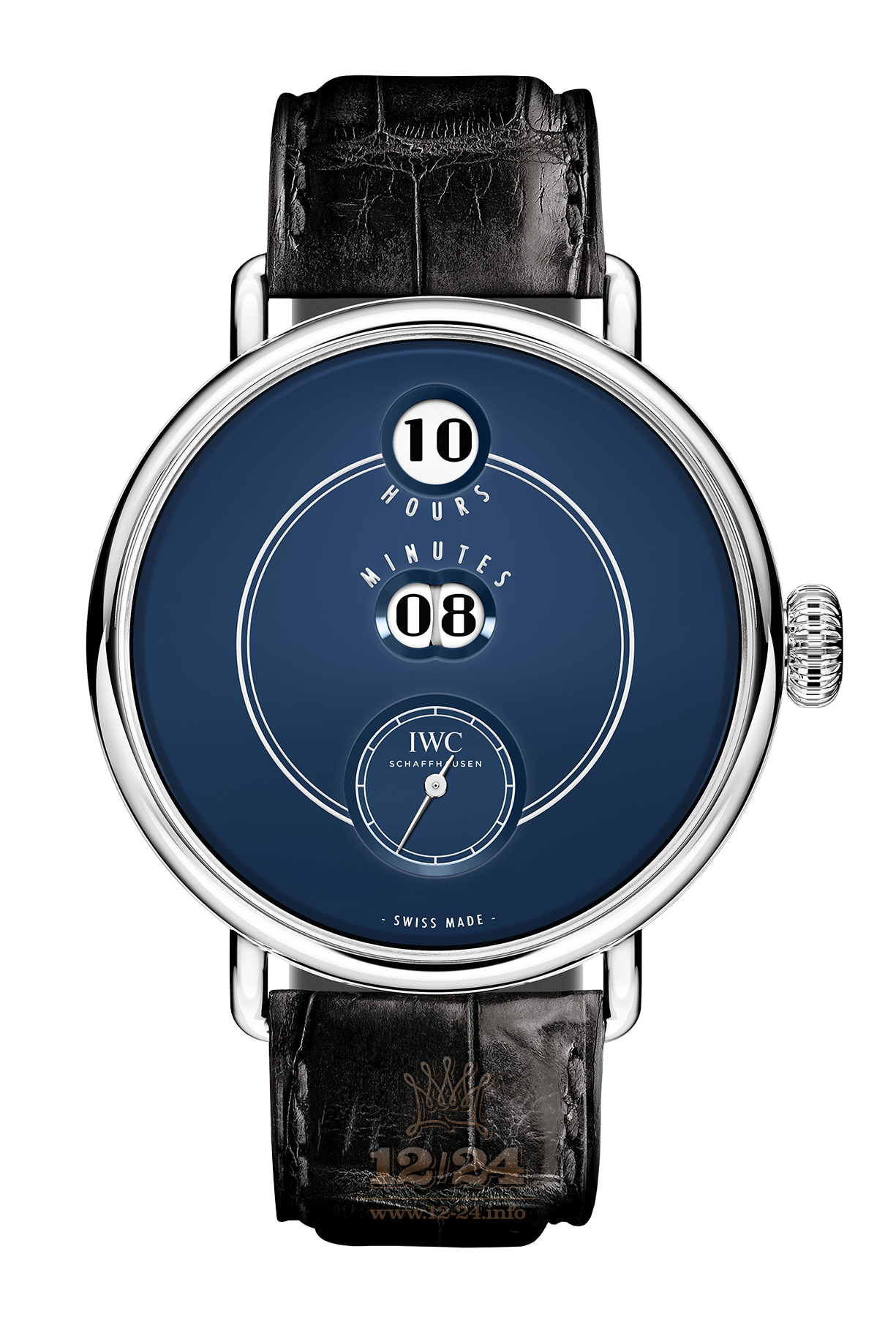 IWC Tribute to Pallweber Watch IW505003 45 mm Stainless steel Case Dark blue Dial