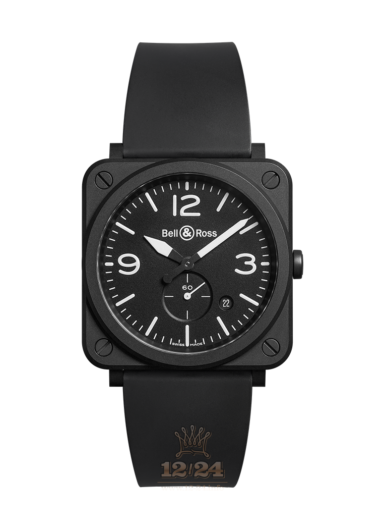 Bell & Ross Instruments Watch BRS-BL-CEM 39 mm Ceramics Case Black Dial