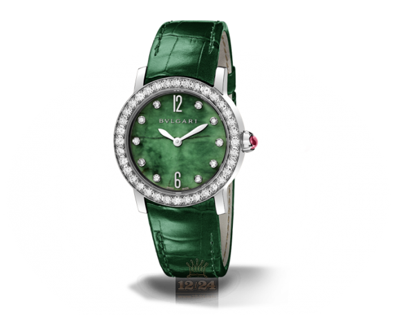 Bvlgari Bvlgari Bvlgari Watch 102322 BBLW33JGDL/10 33 mm White gold Case Green Dial