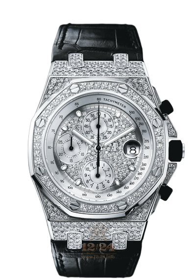 Audemars Piguet Royal Oak Offshore Watch 26067BC.ZZ.D002CR.01 42 mm White gold Case Silver Dial