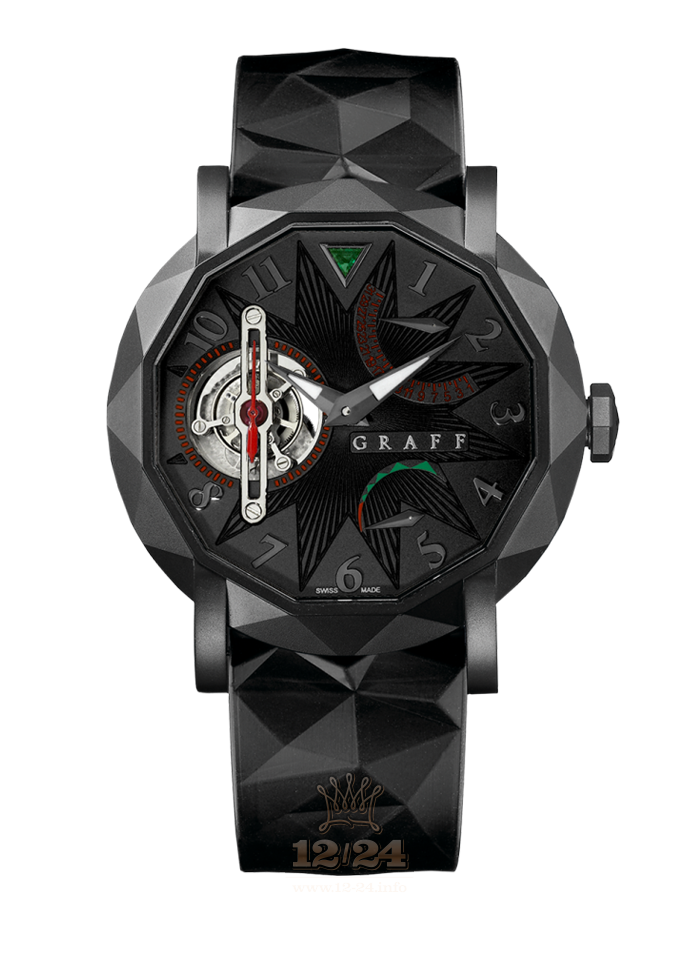 Graff MasterGraff Watch MG45DLCBF 45 mm DLC coating Case Black Dial