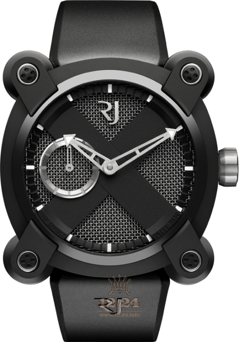 Romain Jerome Air Watch RJ.M.AU.IN.005.01 46 mm Stainless steel PVD coating Case Black Dial