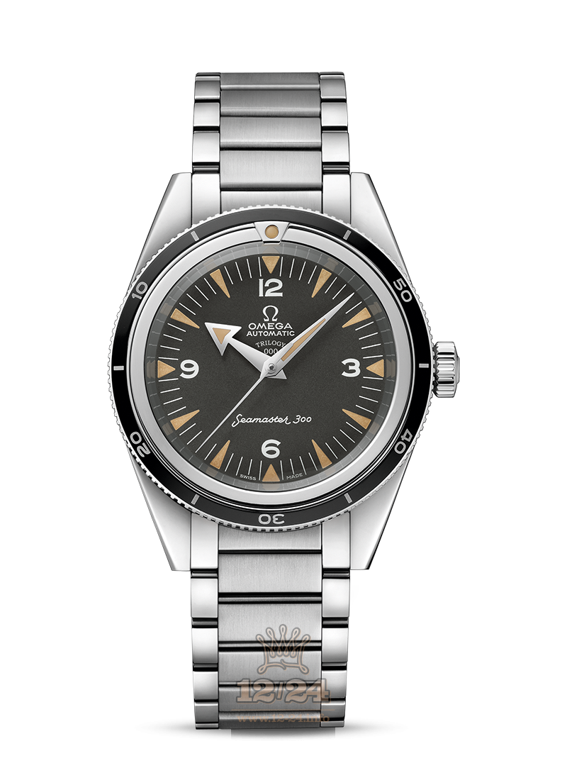 Omega Seamaster 300 Watch 234.10.39.20.01.002 39 mm Stainless steel Case Black Dial