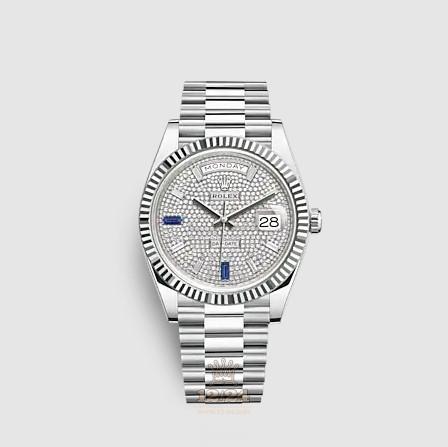Rolex Day-Date Watch 228236-0009 40 mm Platinum Case