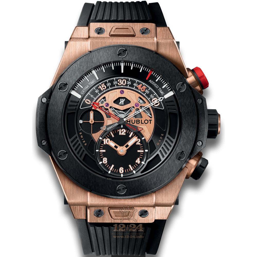 Hublot Big Bang Watch 413.OM.1128.RX 45 mm Pink gold Case Black Dial