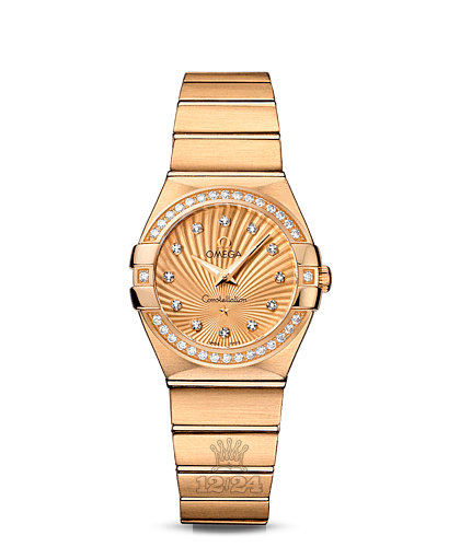 Omega Constellation Watch 123.55.27.60.58.001 27 mm Yellow gold Case
