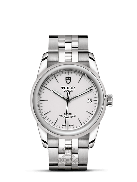 Tudor Glamour Watch M55000-0001 36 mm Stainless steel Case Silver Dial