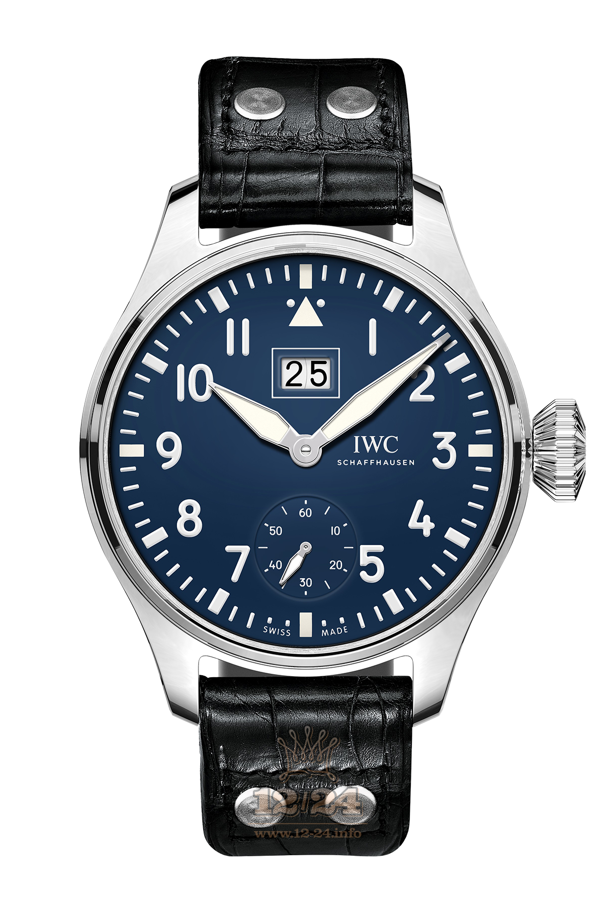 IWC Pilot s Watches Watch IW510503 46 mm Stainless steel Case Dark blue Dial