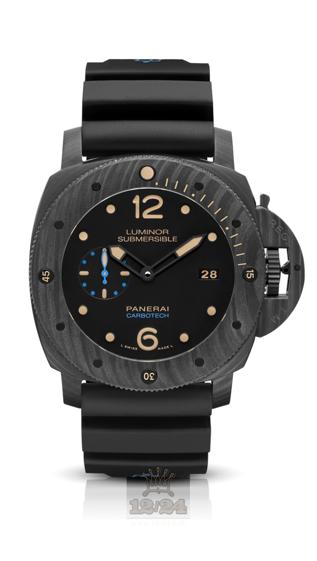 Panerai Luminor 1950 Watch PAM00616 47 mm Black Dial