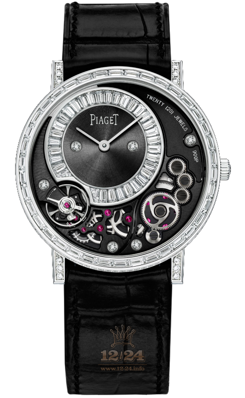 Piaget Altiplano Watch G0A39120 38 mm White gold Case Black Dial