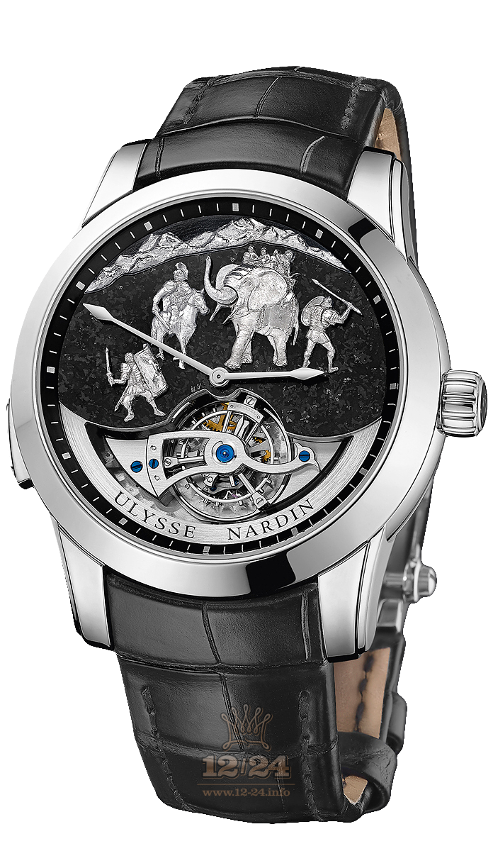 Ulysse Nardin Classic Watch 789-00 44 mm Platinum Case Painted Dial