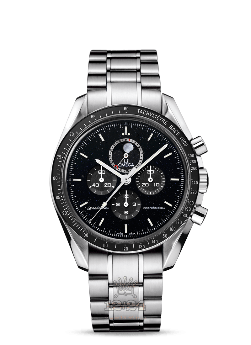 Omega Moonwatch Watch 311.30.44.32.01.001 44 mm Stainless steel Case Black Dial