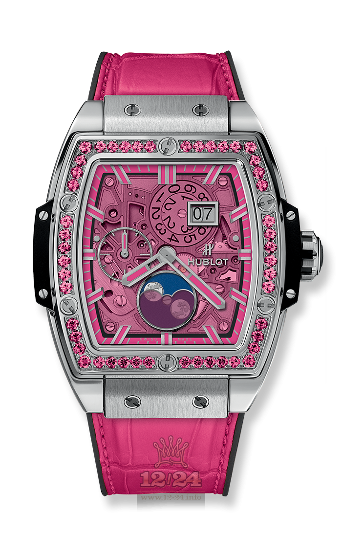 Hublot Spirit Of Big Bang Watch 647.NX.7371.LR.1233 42 mm Titanium Case Pink Dial