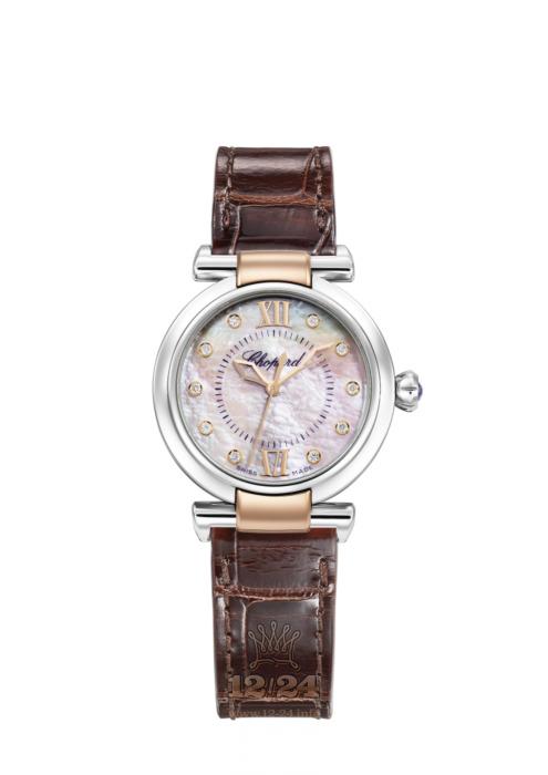 Chopard Imperiale Watch 388563-6013 29 mm Steel / Pink gold Case Pink Dial