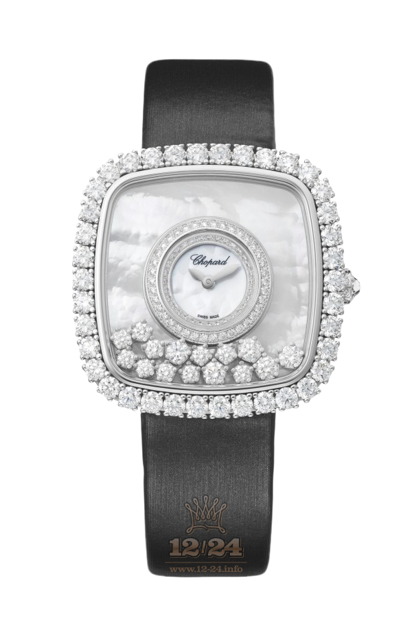 Chopard Happy Diamonds Watch 204368-1001 38 mm White gold Case White Dial