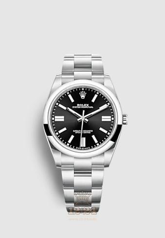 Rolex Oyster Perpetual Watch 124300-0002 41 mm Stainless steel Case Black Dial