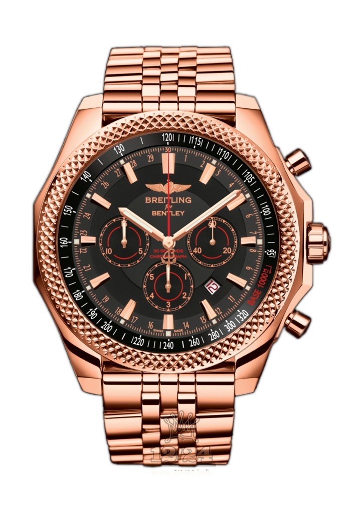 Breitling Breitling for Bentley Watch R2536824/BB12/990R 49 mm Red gold Case Black Dial