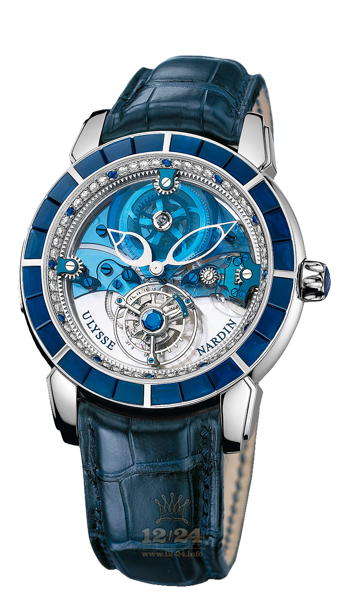 Ulysse Nardin Classic Watch 799-90BAG 43 mm Platinum Case Painted Dial