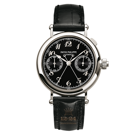 Patek Philippe Grand Complications Watch 5959P-011 33 mm Platinum Case Black Dial