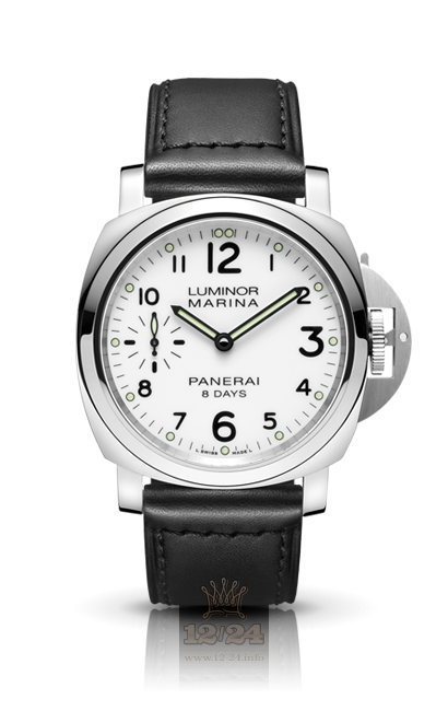 Panerai Luminor Watch PAM00563 44 mm Stainless steel Case White Dial