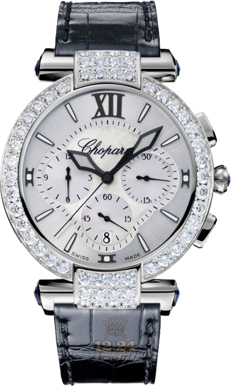 Chopard Imperiale Watch 384211-1001 40 mm White gold Case Silver Dial