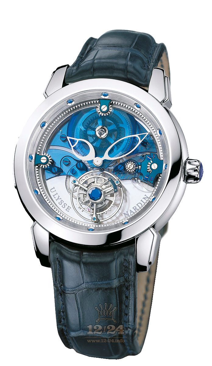 Ulysse Nardin Classic Watch 799-81 41 mm Platinum Case Painted Dial