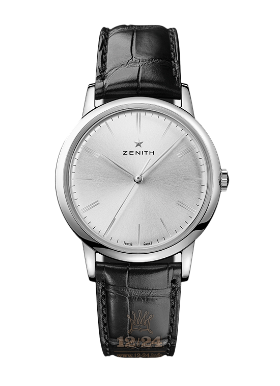 Zenith Elite Watch 03.2290.679/01.C493 39 mm Stainless steel Case Silver Dial