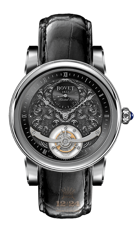 Bovet Dimier Watch R100004 46 mm White gold Case Black Dial