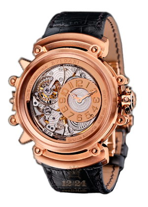 Bvlgari Haute Horlogerie Watch 101836 BGGP51GLTBGS 51 mm Pink gold Case Golden Dial