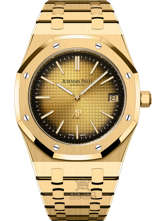 Audemars Piguet Royal Oak Watch 16202BA.OO.1240BA.01 41 mm Yellow gold Case Yellow Dial