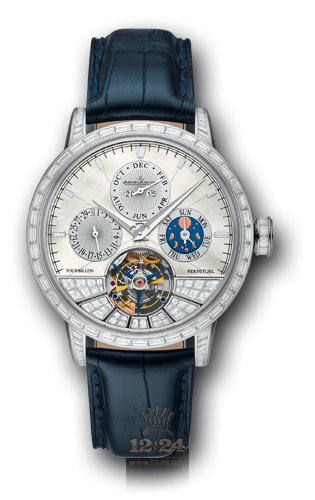 Jaeger-LeCoultre Master Watch 5043401 42 mm White gold Case White Silver Dial