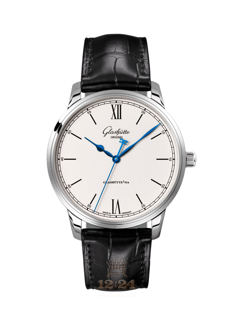 Glashutte Senator Watch 1-36-01-01-02-30 40 mm Stainless steel Case White Dial
