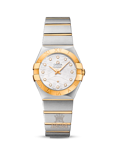 Omega Constellation Watch 123.20.27.60.55.005 27 mm Steel / Yellow gold Case White Dial