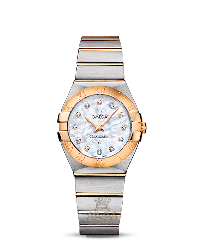 Omega Constellation Watch 123.20.27.60.55.002 27 mm Steel / Yellow gold Case White Dial