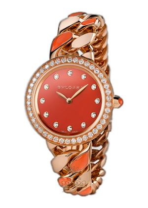 Bvlgari Bvlgari Bvlgari Watch 102170 BBCP31C8GDGCO.1T/1 31 mm Pink gold Case Red Dial