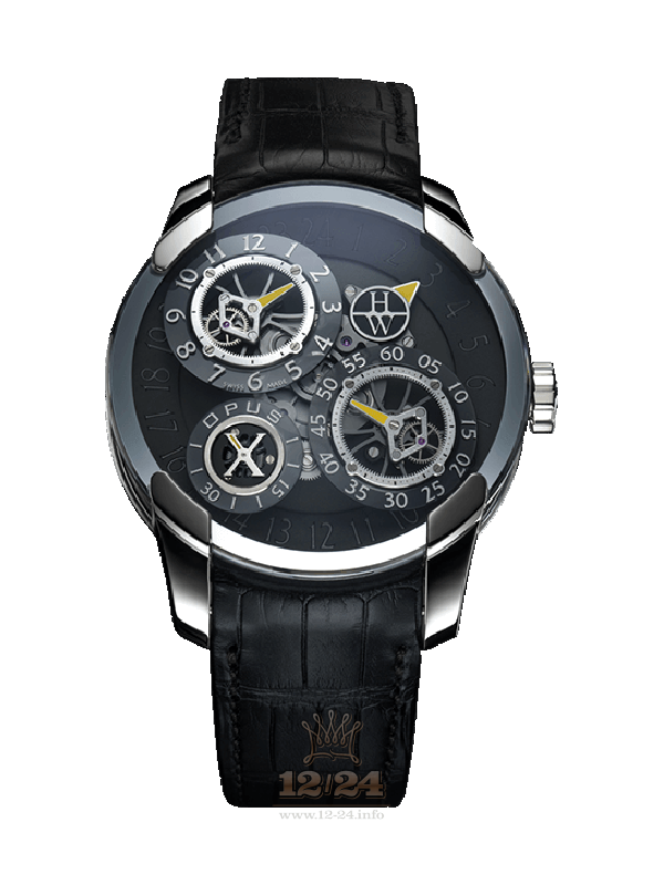 Harry Winston Opus Series Watch OPUMTZ46WW001 46 mm White gold Case Black Dial