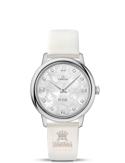 Omega Prestige Watch 424.12.33.60.52.001 33 mm Stainless steel Case Silver Dial