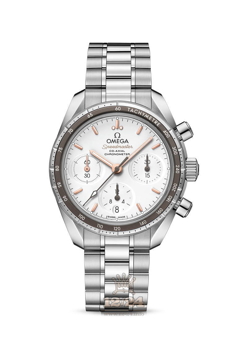 Omega Speedmaster 38 Watch 324.30.38.50.02.001 38 mm Stainless steel Case Silver Dial