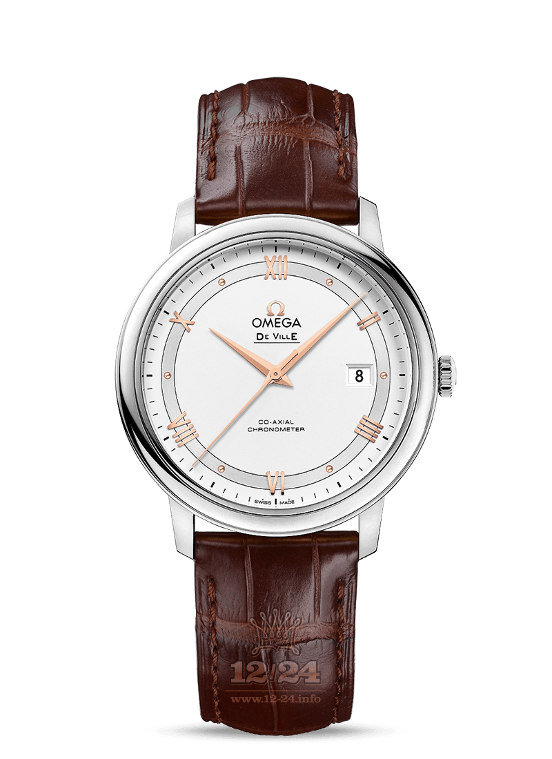 Omega Prestige Watch 424.13.40.20.02.002 40 mm Stainless steel Case Silver Dial