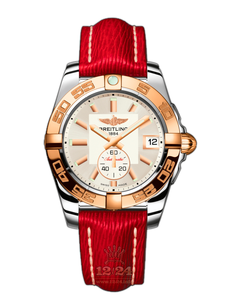 Breitling Galactic Watch C3733012/G714/214X/A16BA.1 36 mm Steel / Pink gold Case Gray Silver Dial