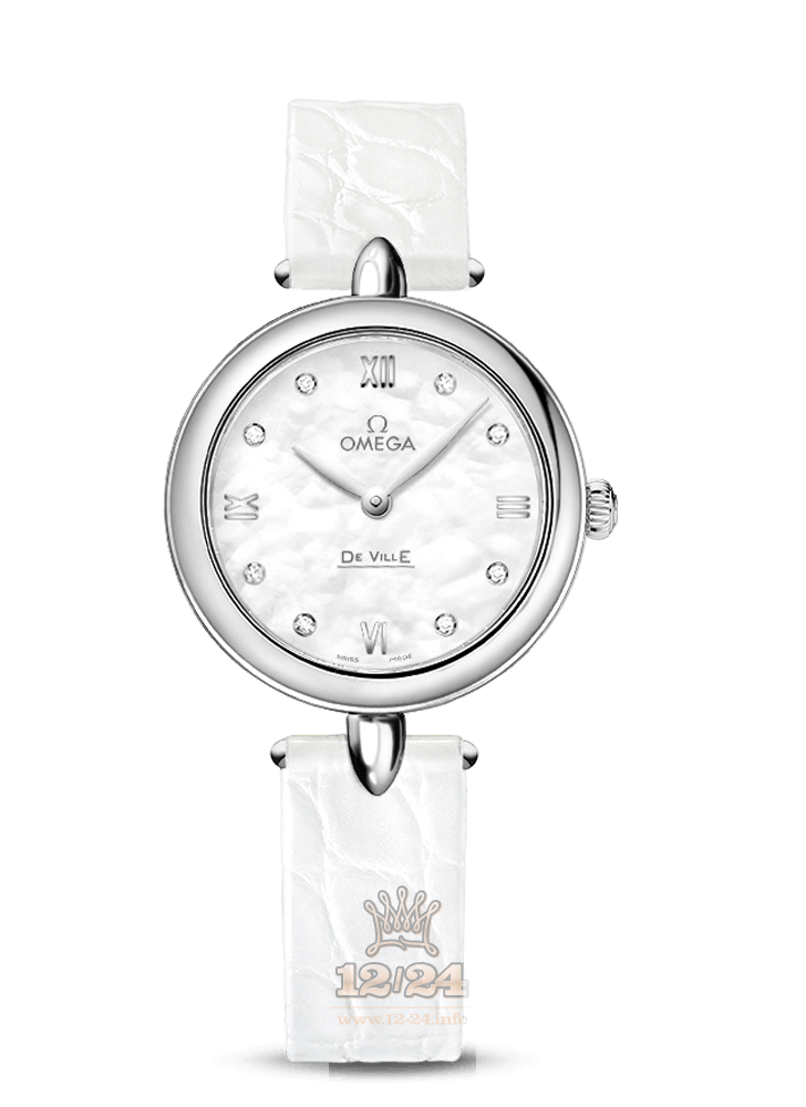 Omega Prestige Watch 424.13.27.60.55.001 27 mm Stainless steel Case White Dial