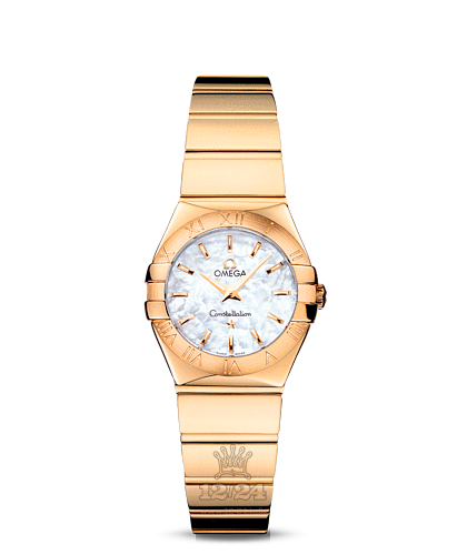 Omega Constellation Watch 123.50.24.60.05.004 24 mm Yellow gold Case White Dial