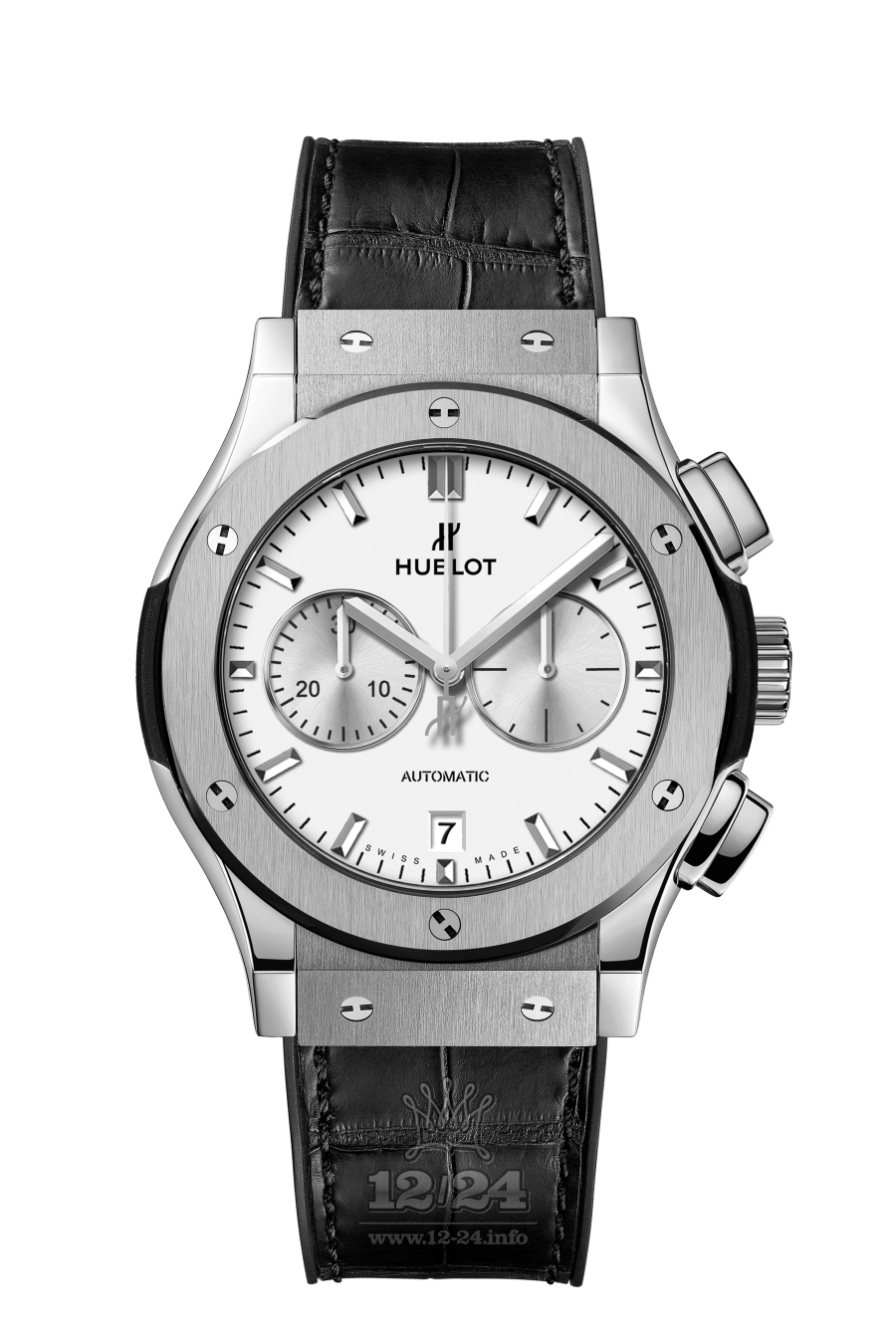 Hublot Classic Fusion Watch 541.NX.2611.LR 42 mm Titanium Case White Dial