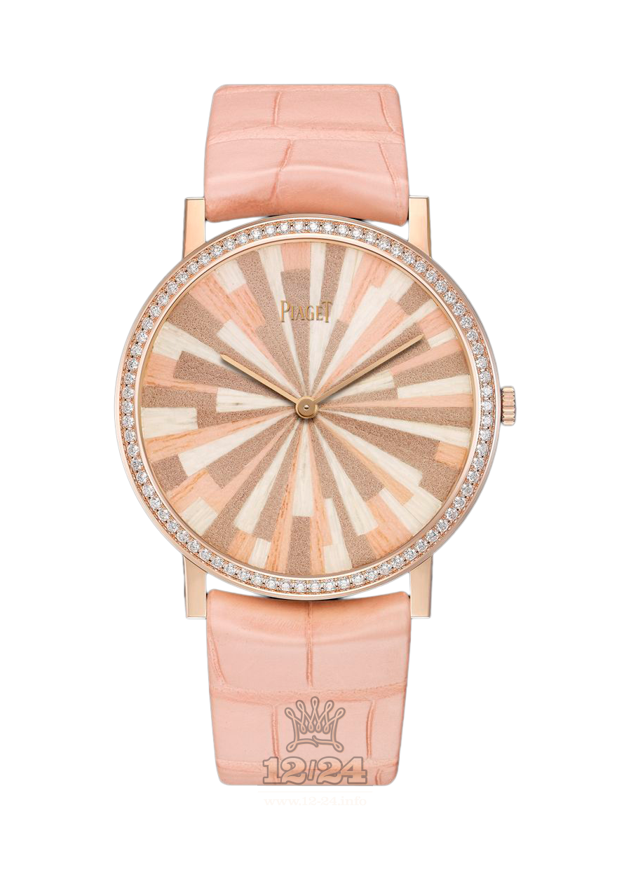 Piaget Altiplano Watch G0A42143 38 mm Pink gold Case Orange Pink Brown (chocolate) Painted Dial
