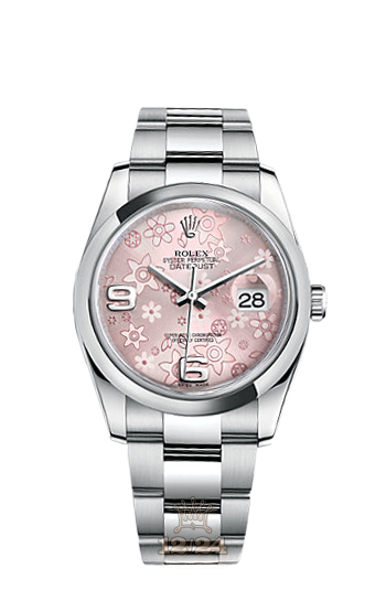 Rolex Datejust Watch 116200-0072 36 mm Stainless steel Case Pink Dial