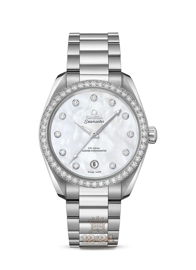Omega Aqua Terra 150 M Watch 220.15.38.20.55.001 38 mm Stainless steel Case White Dial