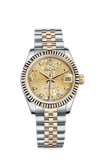 Rolex Lady-Datejust Watch 178273-0013 31 mm Steel / Yellow gold Case Golden Dial